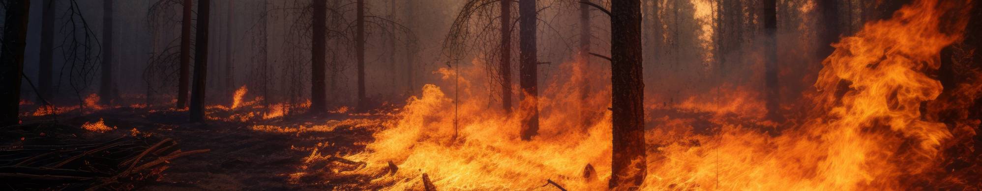 Feu de fôret du à la secheresse © Freepik